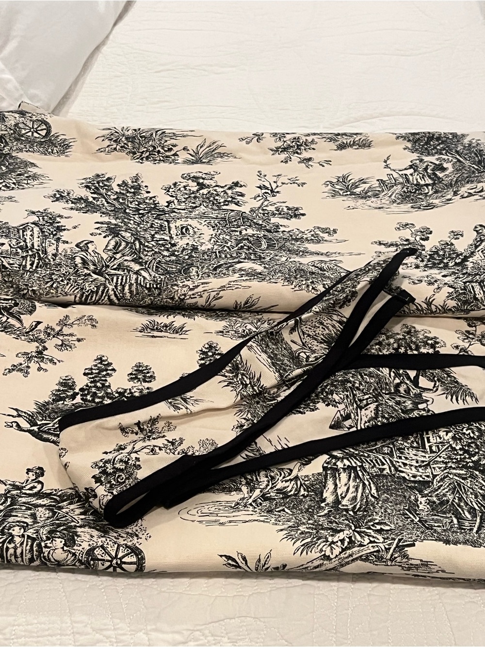 Toile French Country Curtains